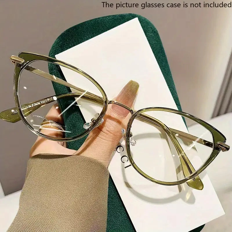 Retro Cat Eye Style|Metal Hinge Eyewear