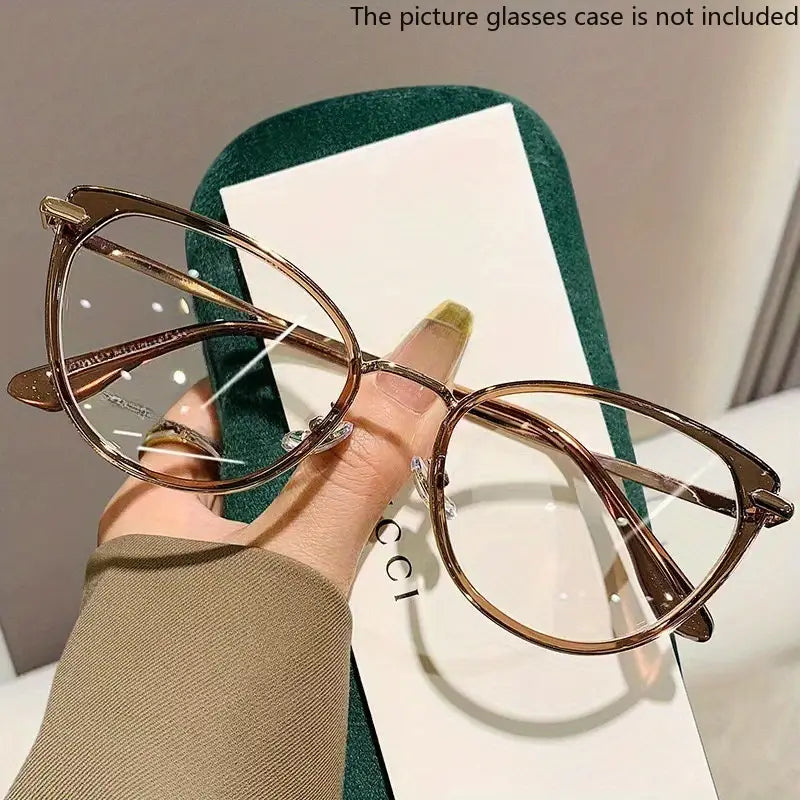 Retro Cat Eye Style|Metal Hinge Eyewear