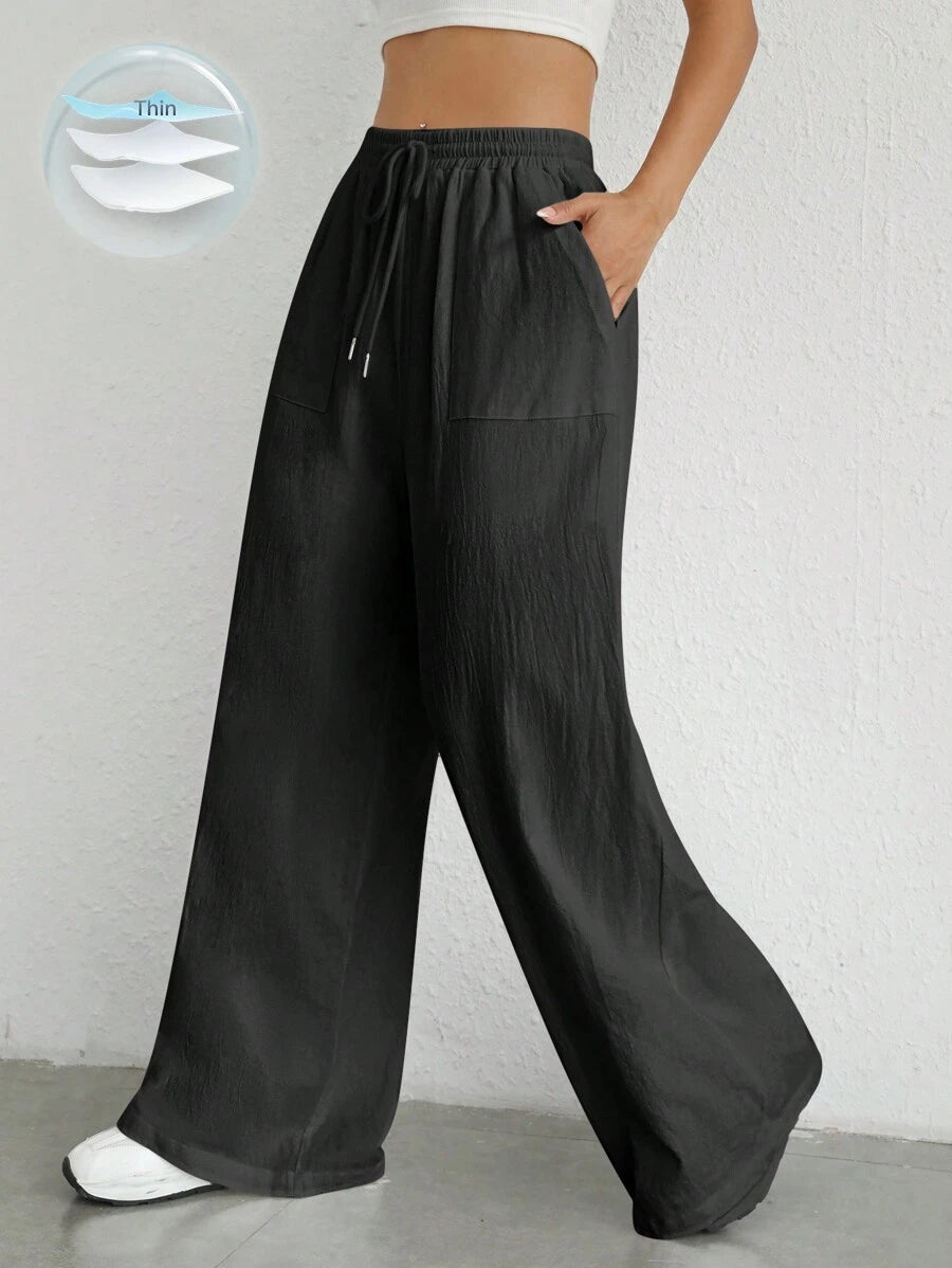 Waist Wide Leg Pants