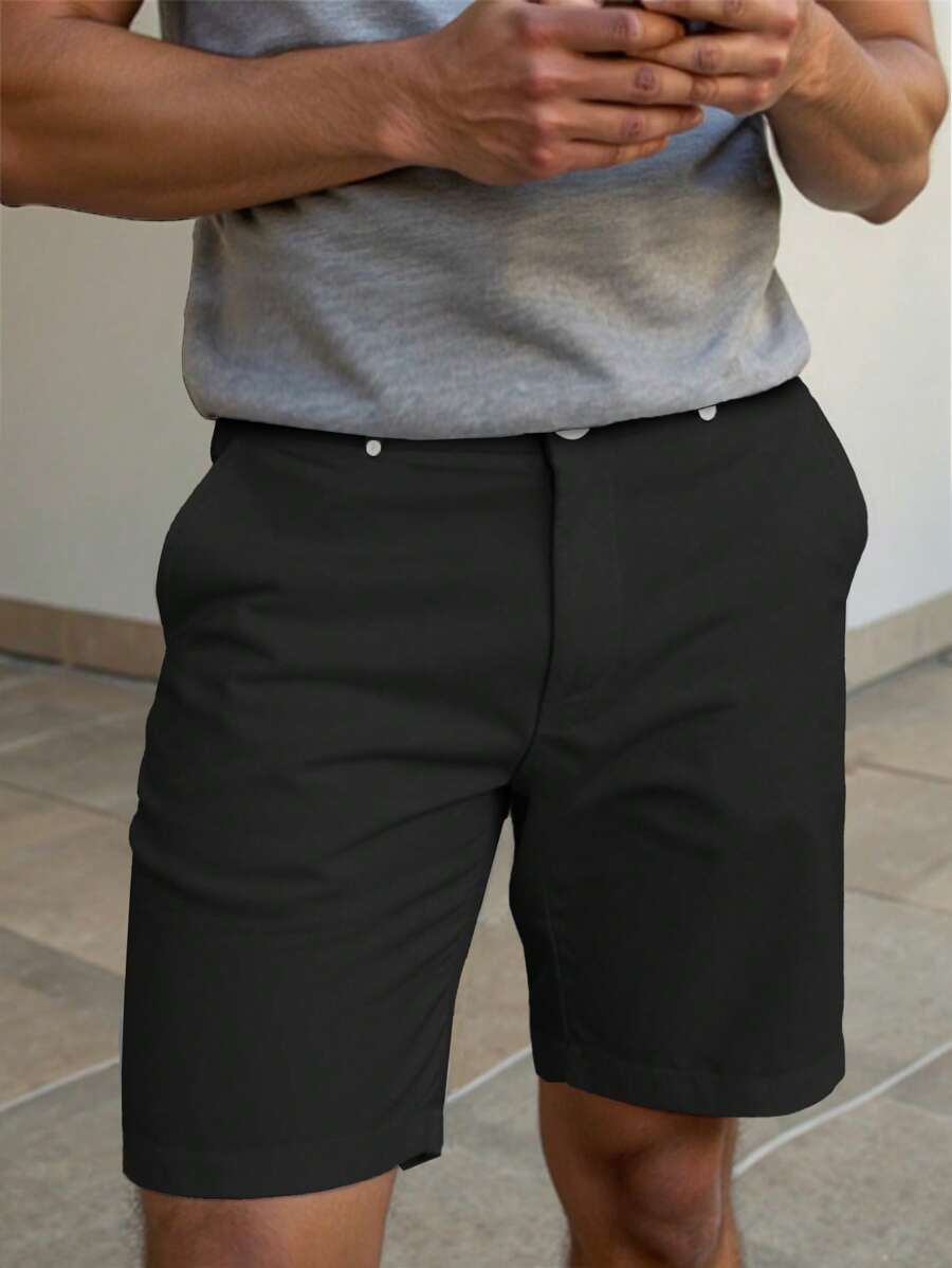 Straight Leg Pocket Shorts