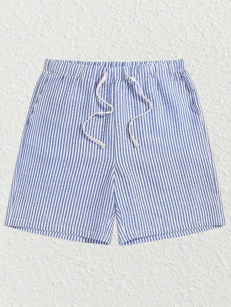 Waist Casual Striped Summer Shorts