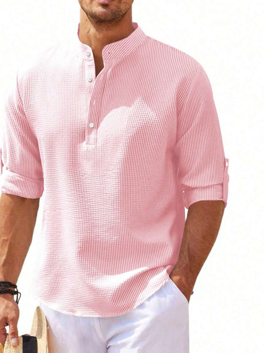 Shirt Button Down Collar Striped