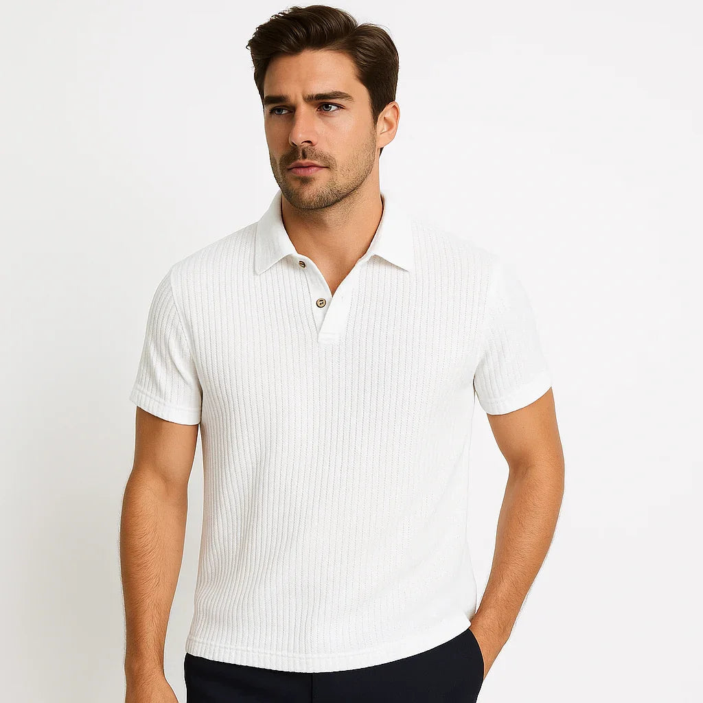 Casual Summer Polo Shirt - Lightweight Polyester
