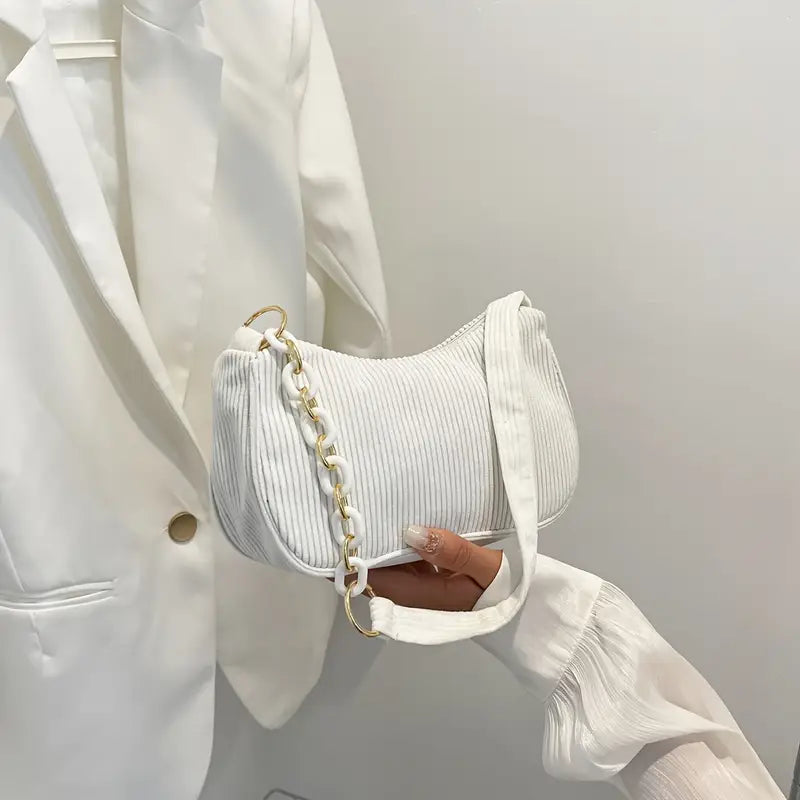 Corduroy Shoulder Bag