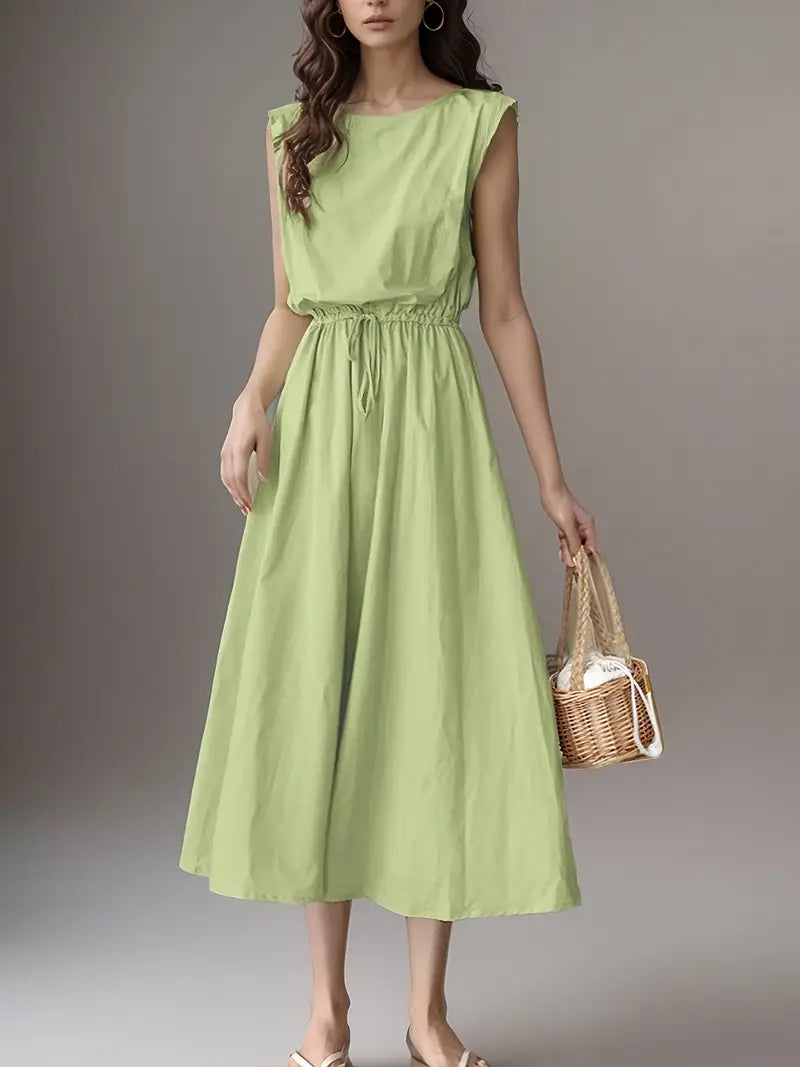Elegant Summer Casual Dress Mint Green