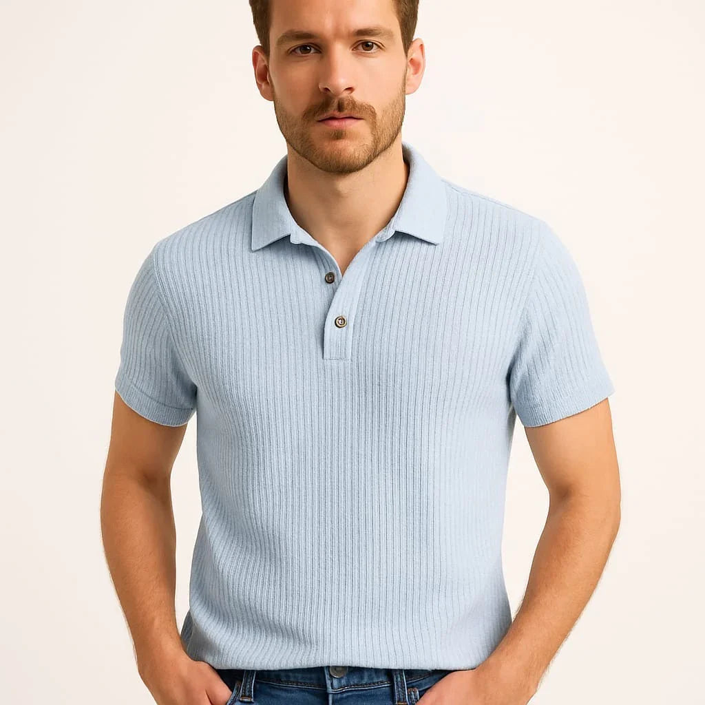 Casual Summer Polo Shirt - Lightweight Polyester