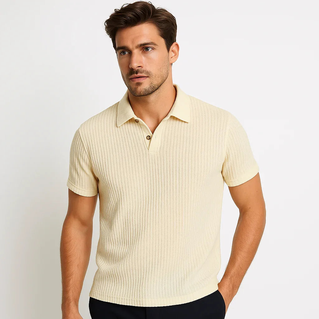 Casual Short-Sleeve Polo Shirt