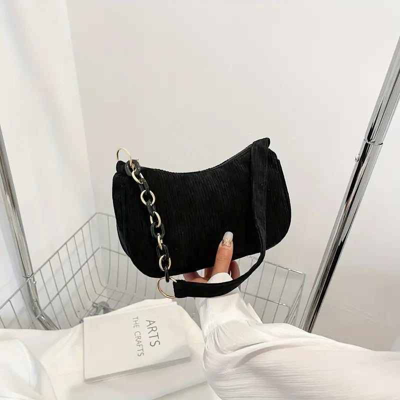 Corduroy Shoulder Bag