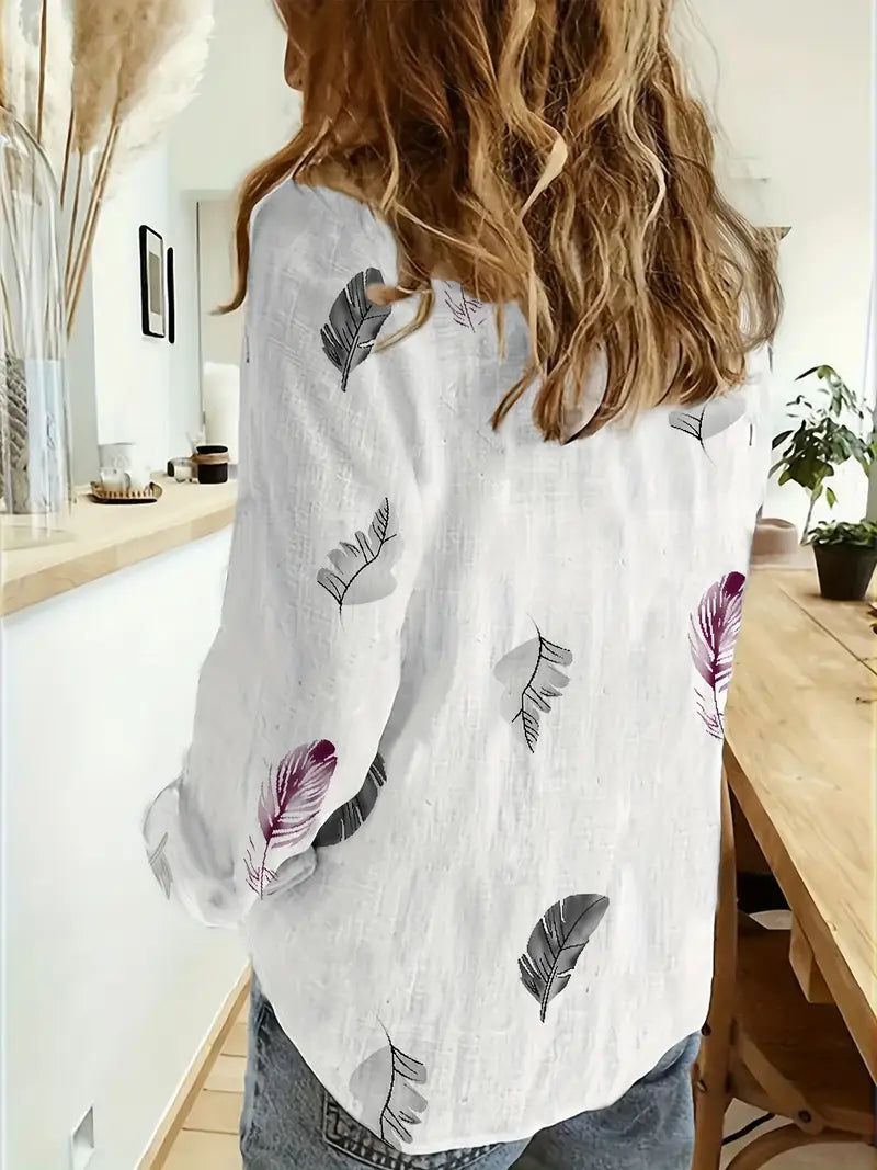 Loose-Fitting Print Shirt
