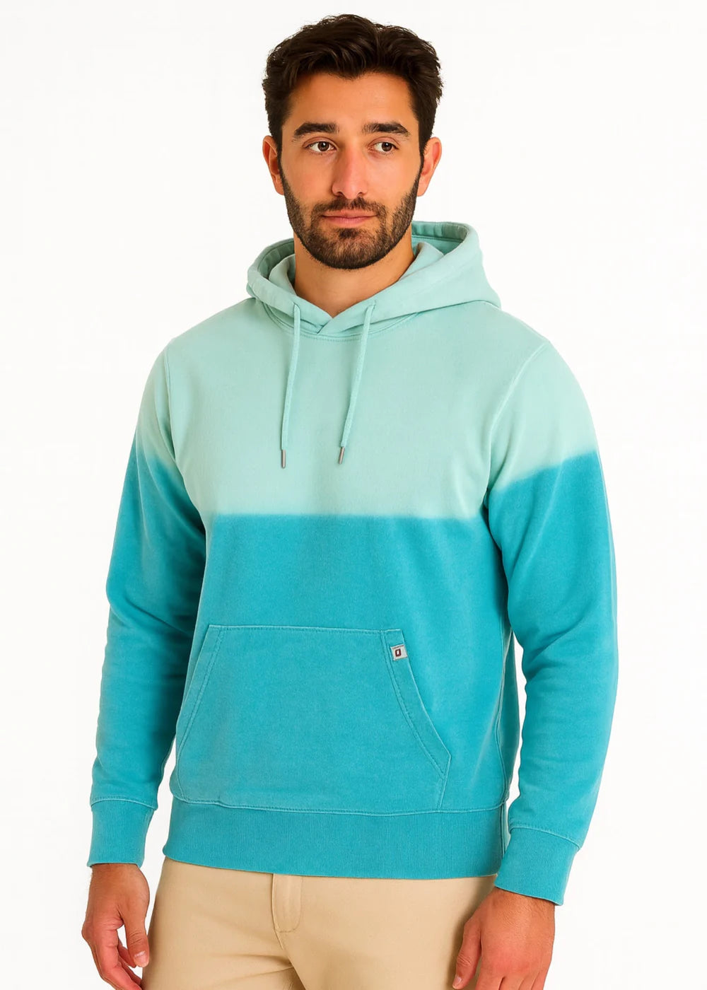 Two-Tone Dip-Dye Hoodie