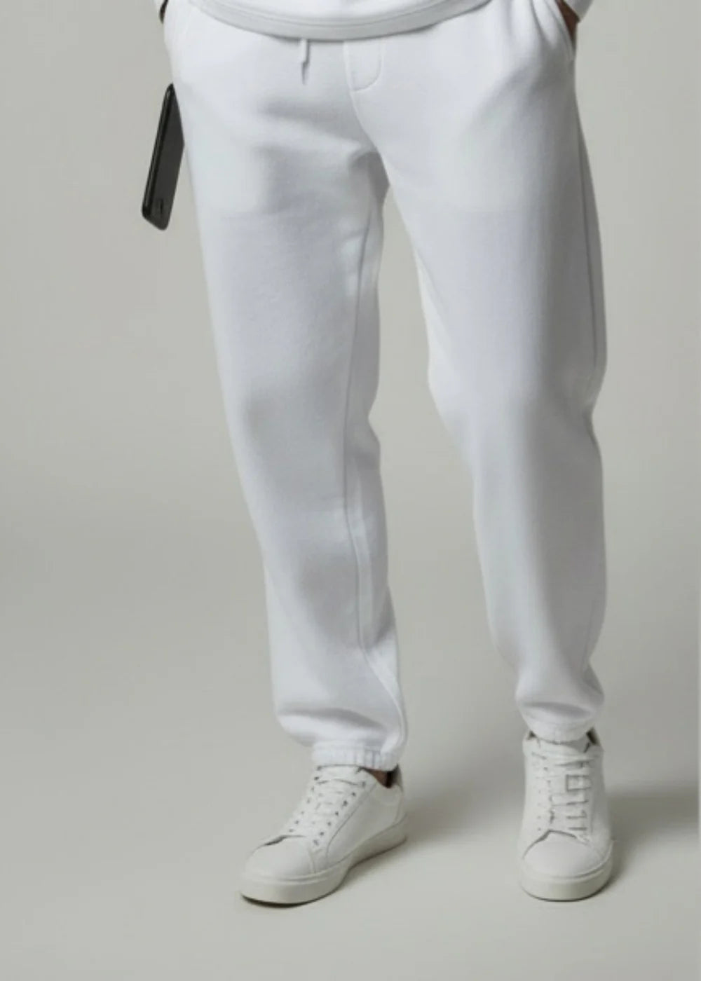 White Fleece Trouser