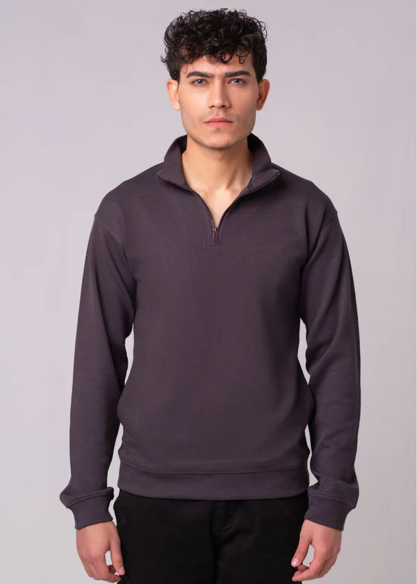 Half Zipper Mock Neck Shirt