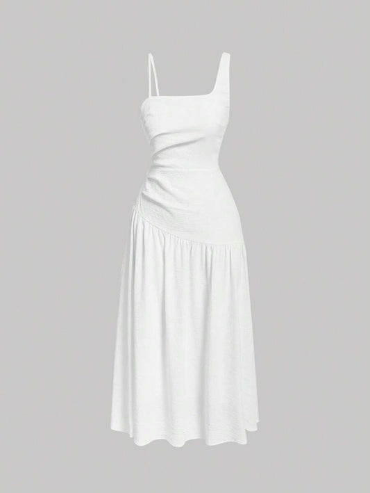 White One Shoulder Dress