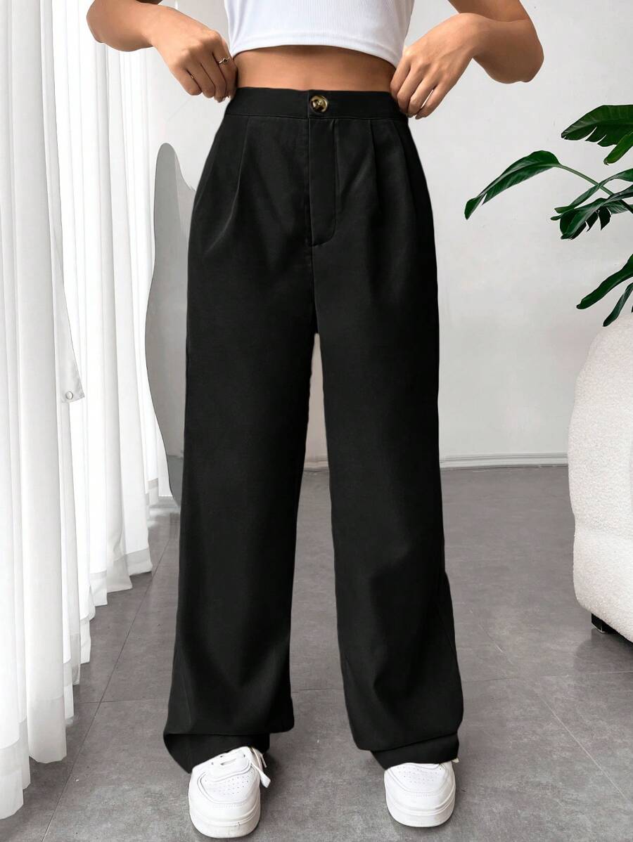 High Waist Wide Leg Pants