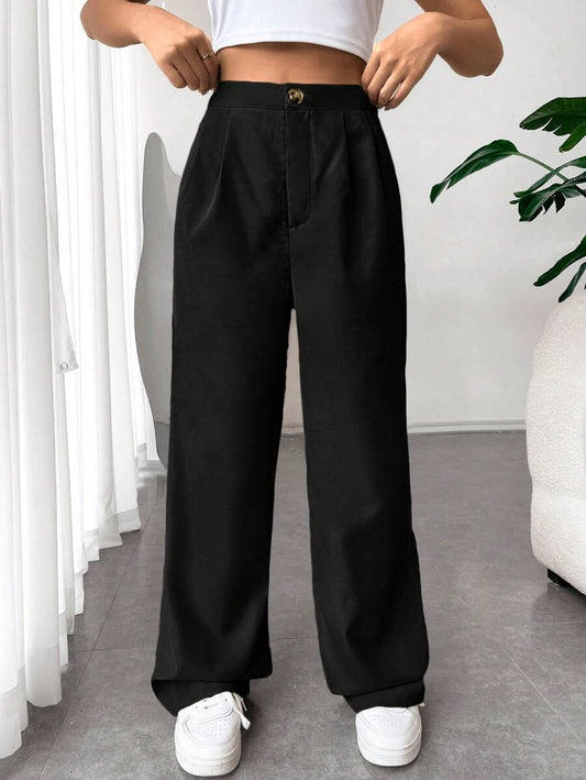 High Waist Wide Leg Pants