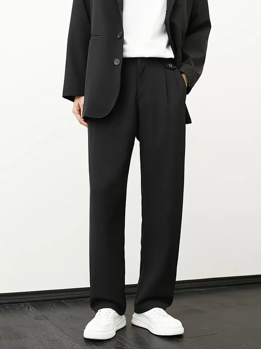 Leg Pants with Belt