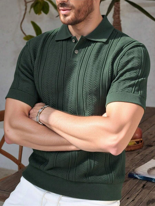 Casual Knitted Polo
