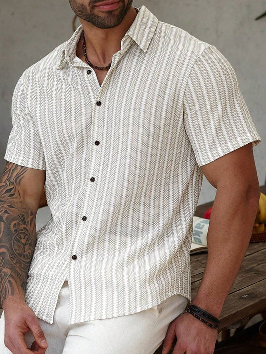 Striped Short Sleeve Shirt