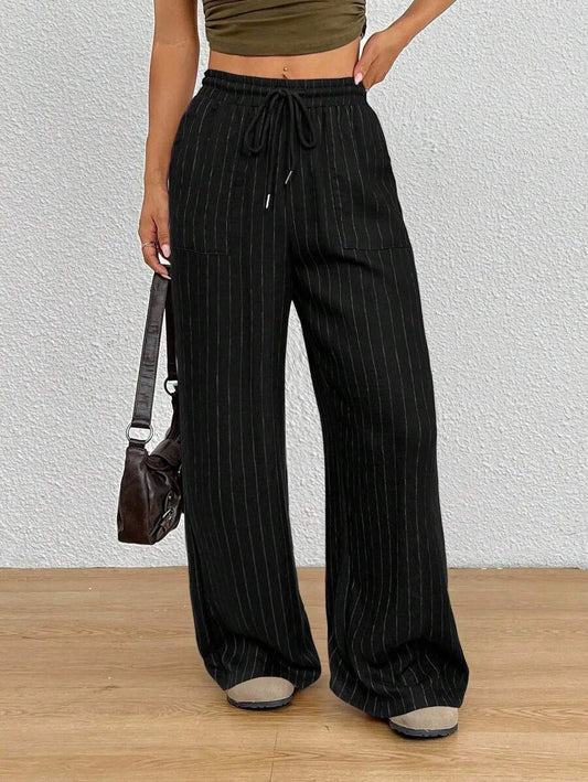 Waist Wide Leg Pants