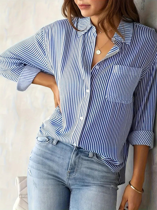 Long Sleeve Striped Shirt