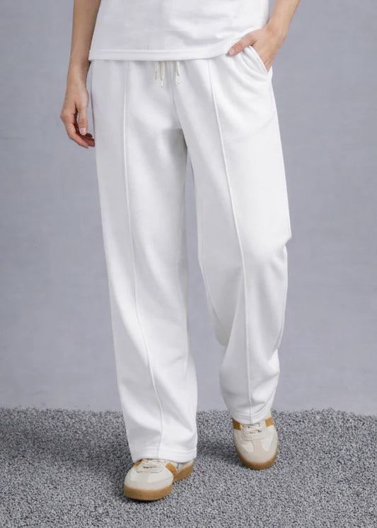 White Relaxed Fit Trouser
