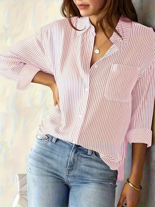 Long Sleeve Striped Shirt