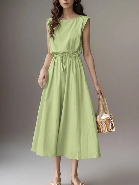 Elegant Summer Casual Dress Mint Green