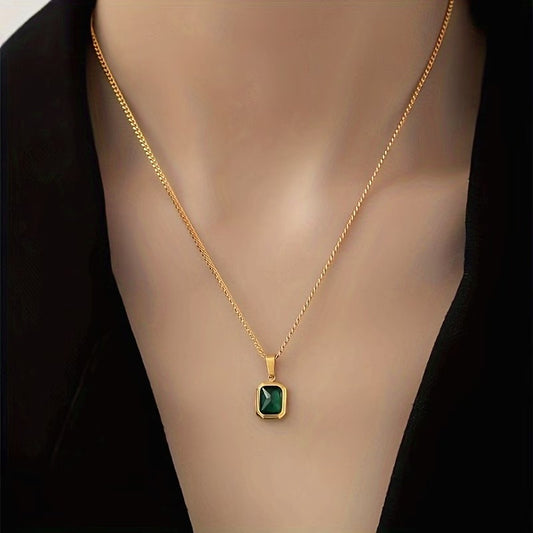 Zinc Alloy with Acrylic Green