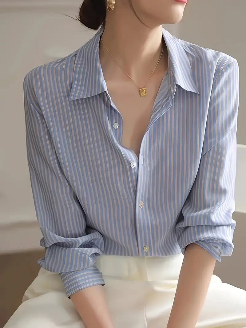 Shirt, Loose Fit, Long Sleeve, Regular Length