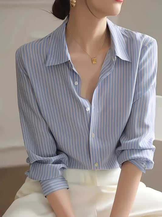 Shirt, Loose Fit, Long Sleeve, Regular Length