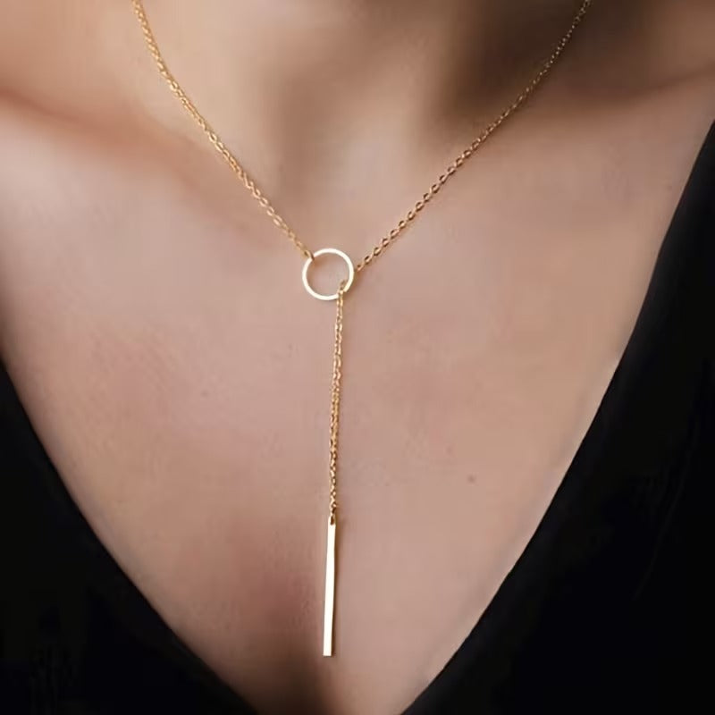 Alloy Chain Pendant Necklace
