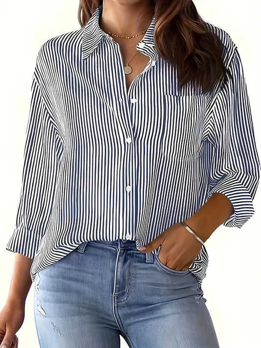 Long Sleeve Striped Shirt