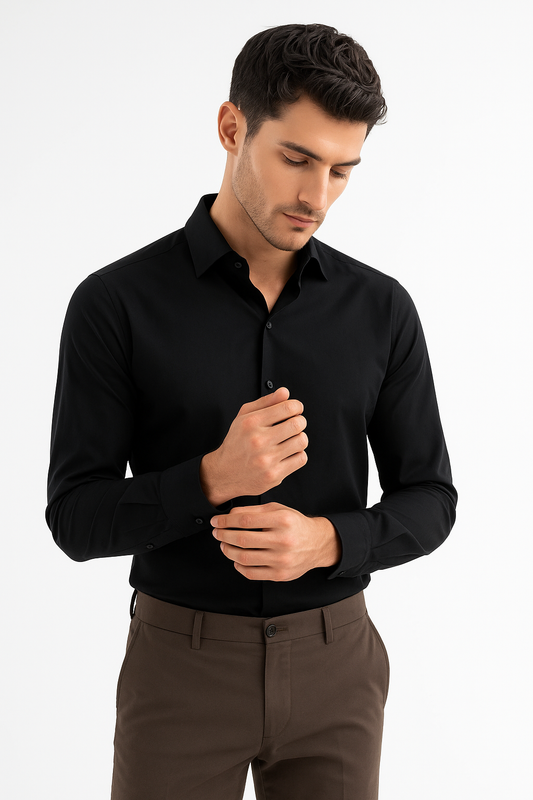 Classic Black Formal Shirt