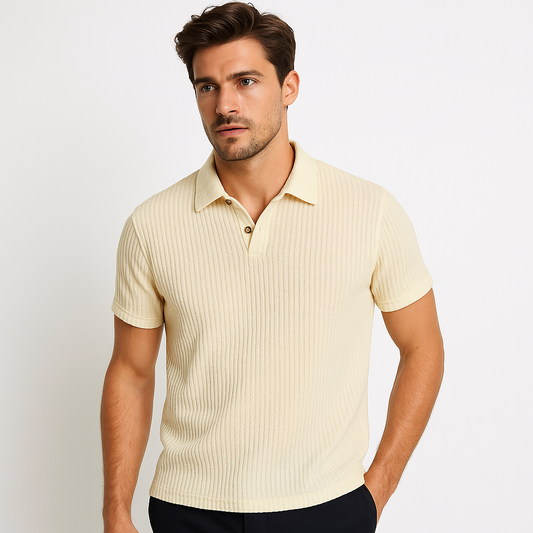 Casual Short-Sleeve Polo Shirt
