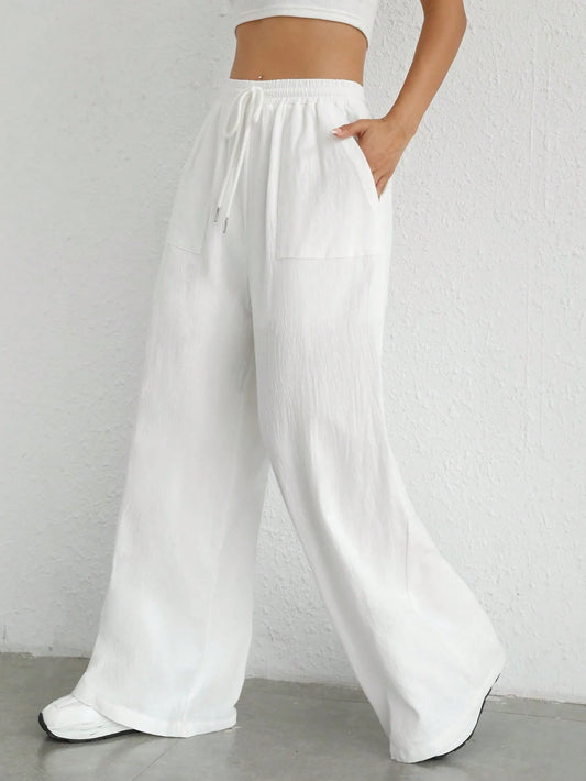 Waist Wide Leg Pants