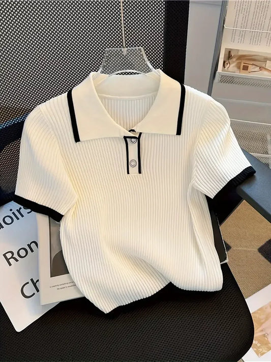 Lightweight Knitted Polo Shirts
