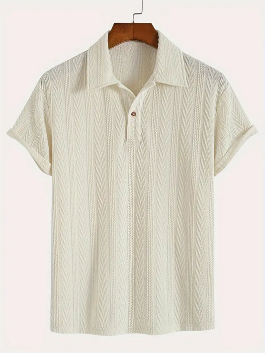 Ribbed And Knit Short Sleeve