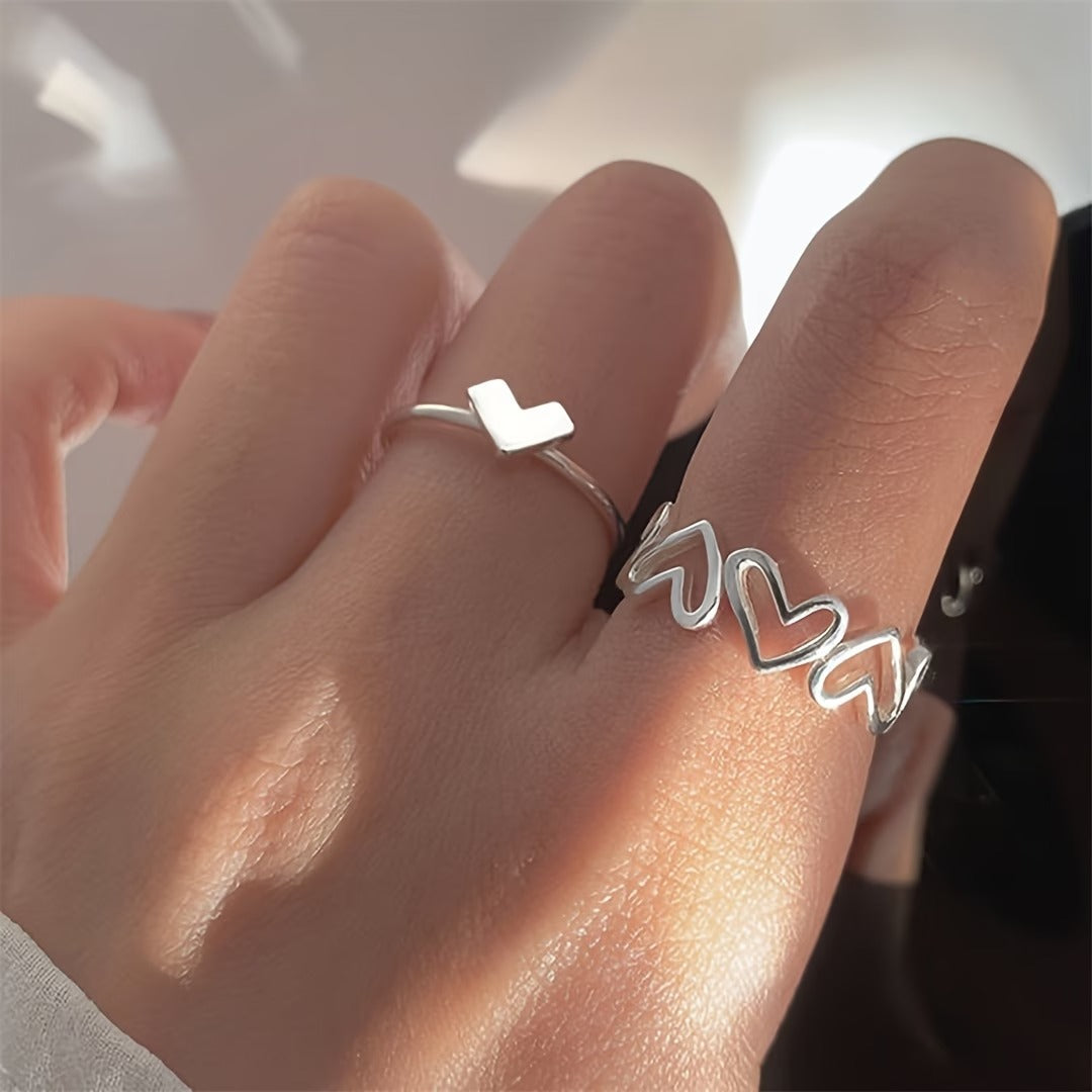 A Pair of Cool Style Hollow Heart