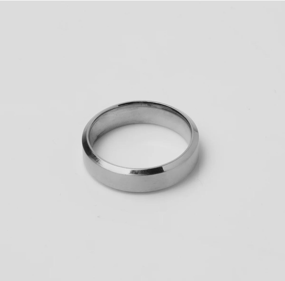 Simple Silver Band Ring Jay MX