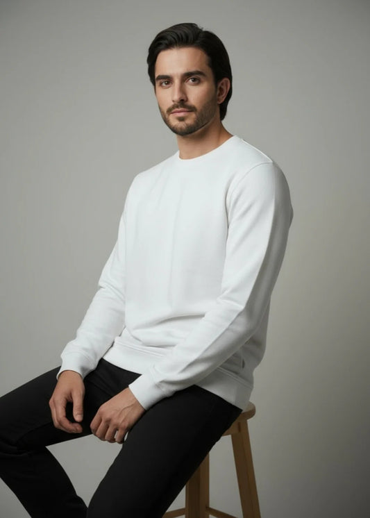 Basic white Sweatshirt