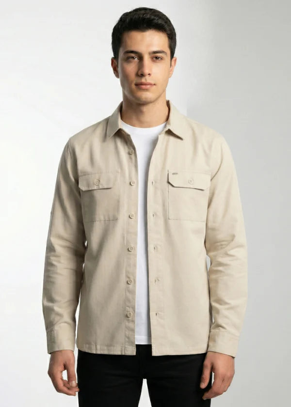 Beige Shackets Textured