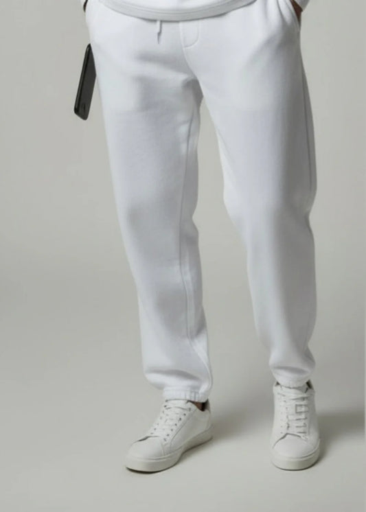 White Fleece Trouser
