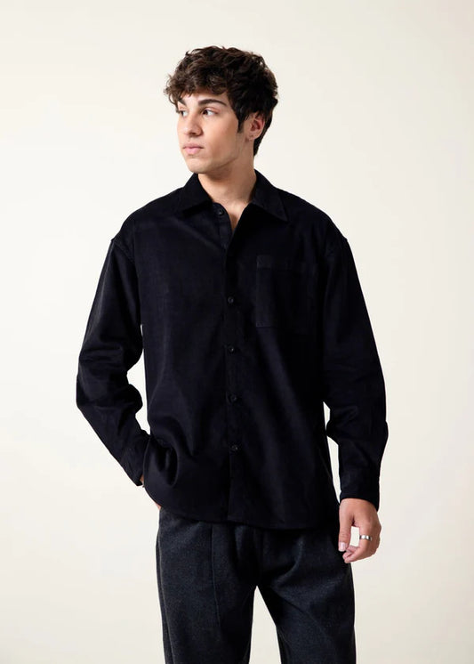 Regular fit corduroy shirt
